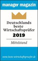 Auszeichnung zum besten Wirtschaftsprüfer Deutschlands